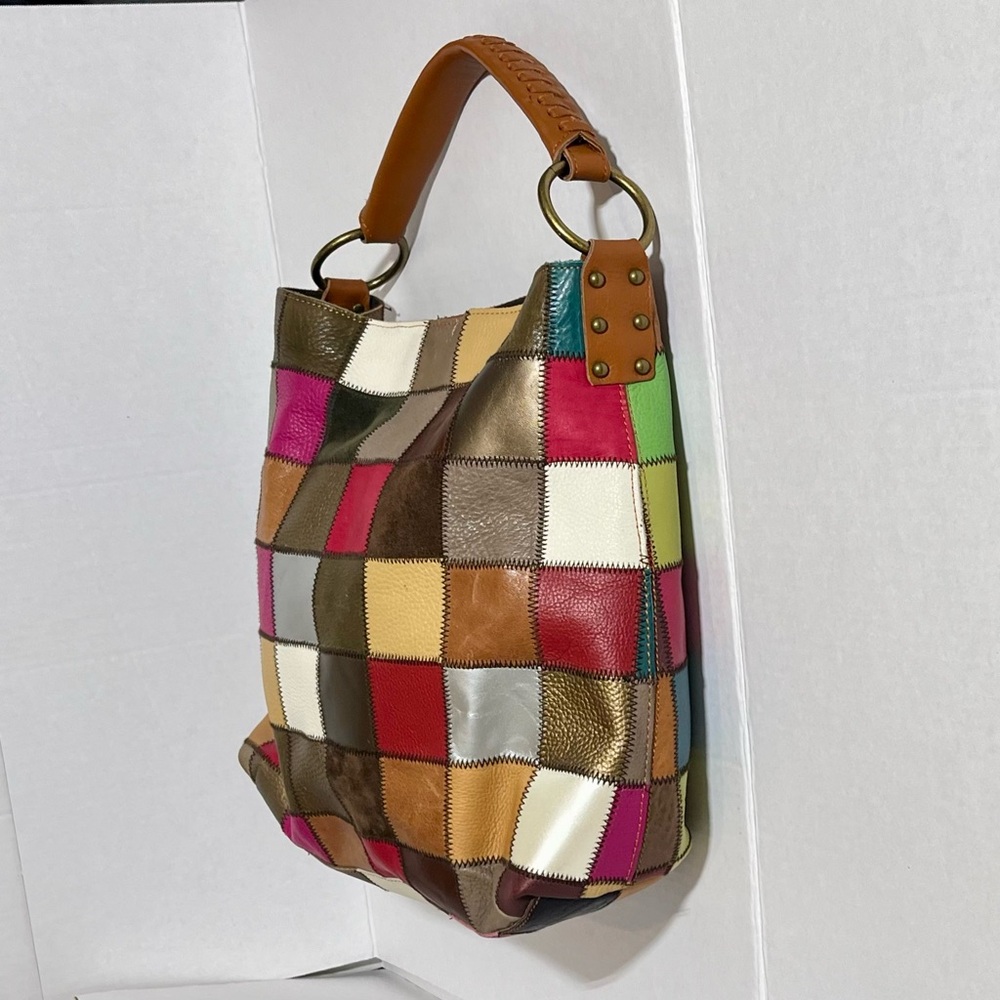 Stella & Max Patchwork Hobo Bag - image 5